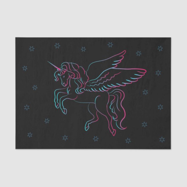 unicorn tissue paper (Front)