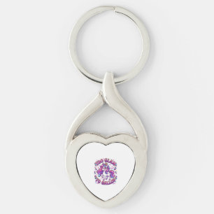 Unicorn Too Glam to Gallop Commercial Print on Dem Keychain