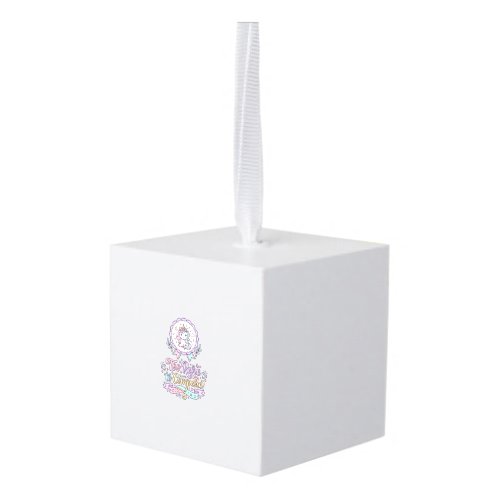 Unicorn Too Rare to Compare Cute Pastel T-Shirt De Cube Ornament