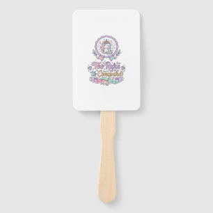 Unicorn Too Rare to Compare Cute Pastel T-Shirt De Hand Fan