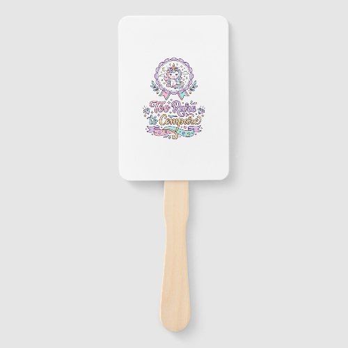 Unicorn Too Rare to Compare Cute Pastel T-Shirt De Hand Fan