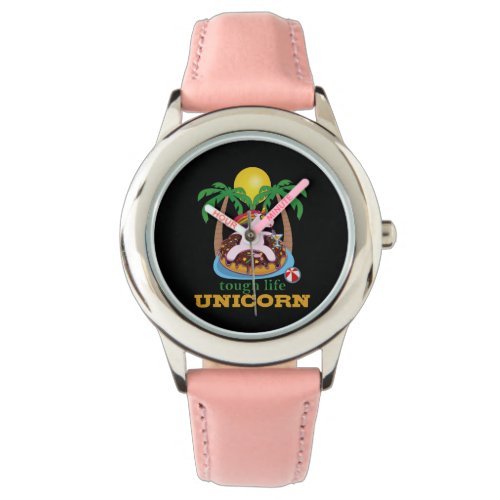 UNICORN TOUGH LIFE COLORFUL FUNNY UNICORN WATCH