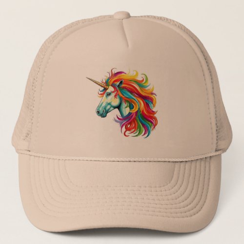 unicorn trucker hat