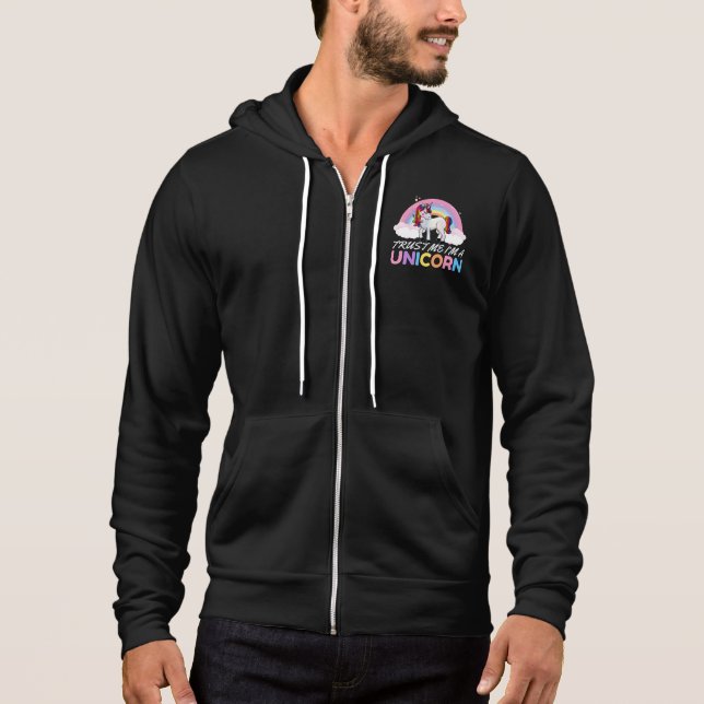 Unicorn Trust Me I'm Unicorn Hoodie (Front)