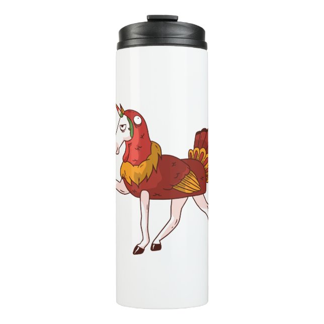Unicorn Turkey Costume Thermal Tumbler (Front)