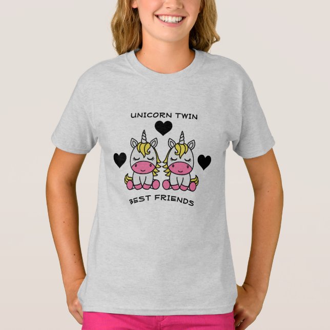 Unicorn Twin Sister  T-Shirt (Front)