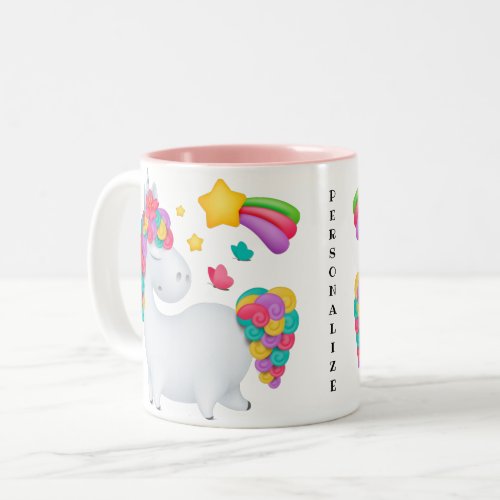 Unicorn Two_Tone Coffee Mug