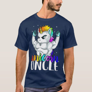 Unicorn Uncle Unclecorn s for Men Manly Unicorn T-Shirt