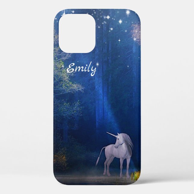 Unicorn under the Stars Personalized Case-Mate iPhone Case (Back)