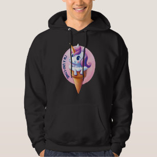 Unicorn Unicone Ice Cream  Pun Cute Animal Sweet C Hoodie