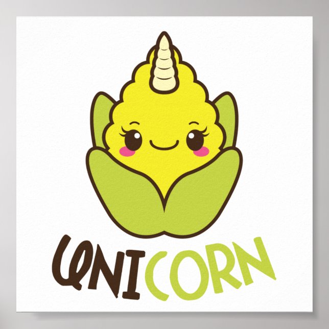 UniCORN (unicorn and corn) Poster (Front)