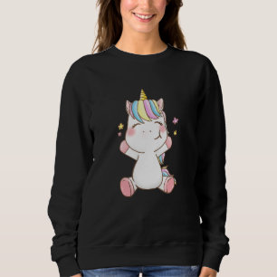 Unicorn Unicorns Colorful Fables Stories Love Anim Sweatshirt