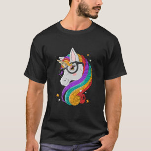 Unicorn Unicorns Colorful Fables Stories Love Anim T-Shirt