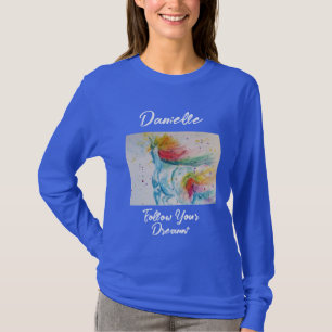 Unicorn Unicorns Rainbow Follow Your Dreams Girls T-Shirt