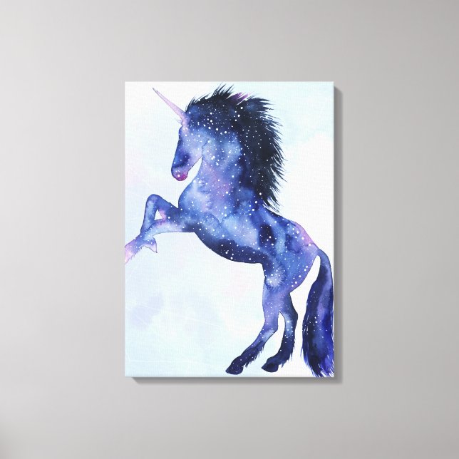 Unicorn Universe - Cosmic Canvas Print (Front)