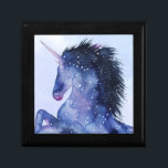Unicorn Universe - Cosmic Gift Box<br><div class="desc">Unicorn Universe IV by Grace Popp. Features a posing unicorn with a galactic,  cosmic-like design.</div>
