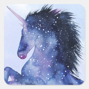 Unicorn Universe - Cosmic Square Sticker