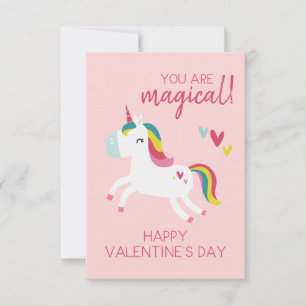 Unicorn Valentine's Day card