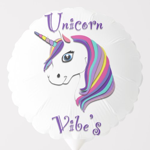 Unicorn vibes  balloon