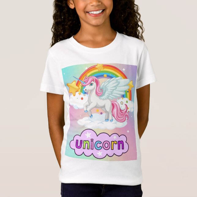 Unicorn Vibes Only – Cute Fantasy Tee (Front)