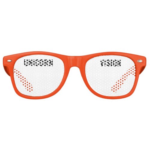 Unicorn Vision Party Glasses