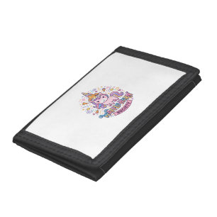 Unicorn Waffle Horn Society Print Ready Apparel Gr Trifold Wallet