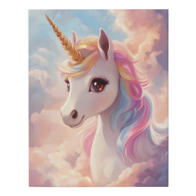 Unicorn Wall Art Canvas (Front)