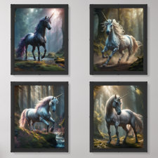 Unicorn Wall Art Sets