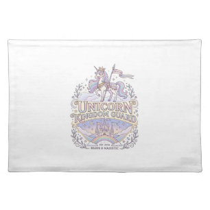 Unicorn Wanderlust Unicorn Gift Idea Vector Design Cloth Placemat