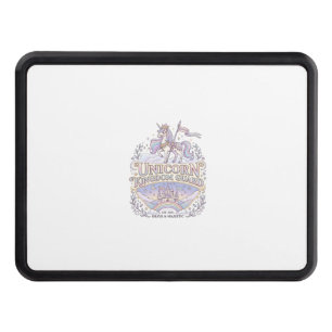 Unicorn Wanderlust Unicorn Gift Idea Vector Design Hitch Cover