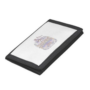 Unicorn Wanderlust Unicorn Gift Idea Vector Design Trifold Wallet