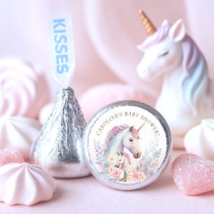 Unicorn Watercolor Baby Shower Hershey®'s Kisses®