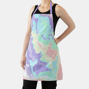 Unicorn Watercolor Pastels Apron