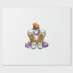 Unicorn Wearing Socks Men Women Kids Boys Girls Th Wrapping Paper