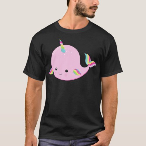 Unicorn Whale Baby Whale Cute Whale Pink Whale 1 T_Shirt