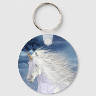 Unicorn White Beauty Keychain