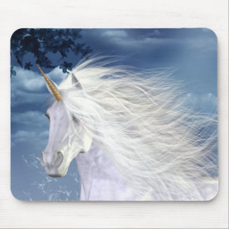Unicorn White Beauty Mouse Pad