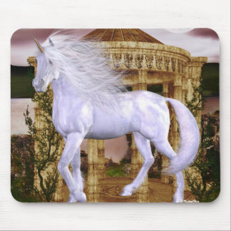 Unicorn White Beauty Mouse Pad