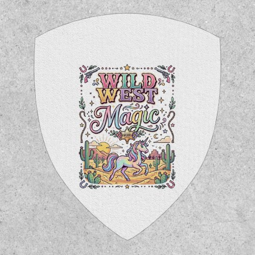 Unicorn Wild West Magic Original Patch