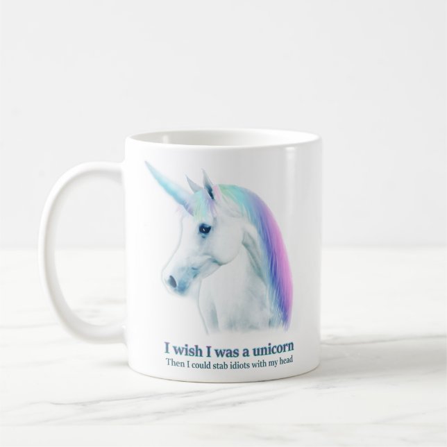 Unicorn Wish Mug (Left)