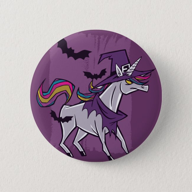 Unicorn Witch Button