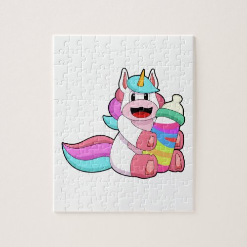 Unicorn with Baby bottlePNG Jigsaw Puzzle