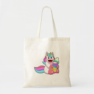 Unicorn with Baby bottle.PNG Tote Bag