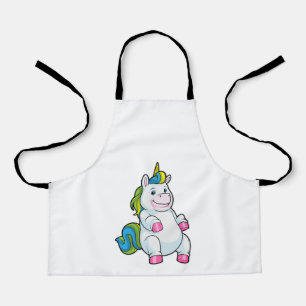 Unicorn with big Belly Apron