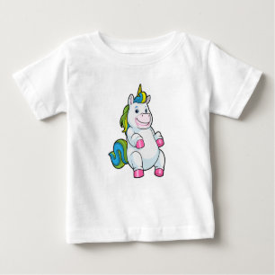 Unicorn with big Belly Baby T-Shirt