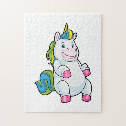 Unicorn with big Belly Jigsaw Puzzle