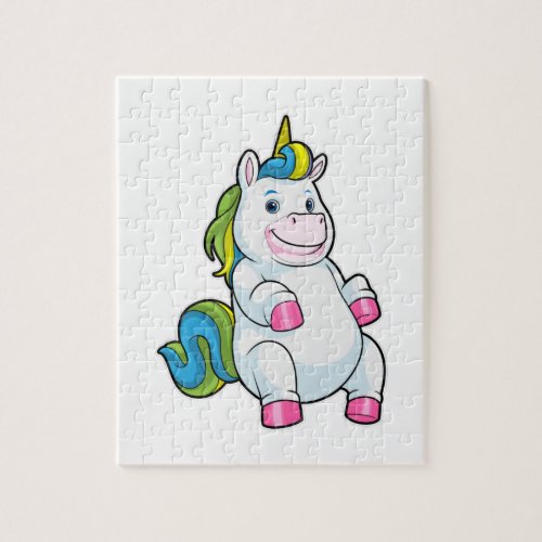 Unicorn with big Belly Jigsaw Puzzle
