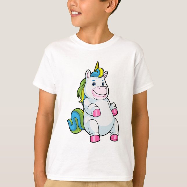 Unicorn with big Belly T-Shirt (Front)