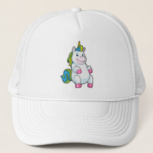 Unicorn with big Belly Trucker Hat