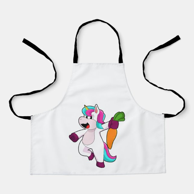 Unicorn with Carrot Apron (Front)